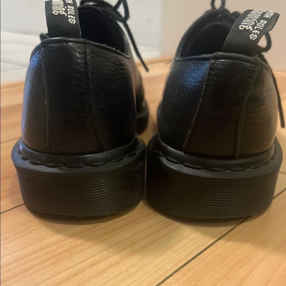 Dr. Martens Black Oxfords with Smooth Leather Upper and Lace-Up Closure - Picture 3 of 6